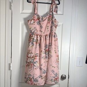 NWOT Floral Pink women Dress